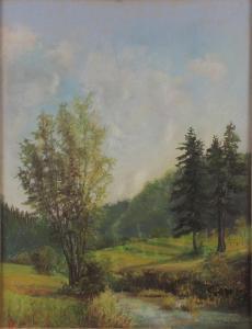 REISER Werner 1900-1900,Sommerliche Landschaft,1989,Zeller DE 2012-12-06