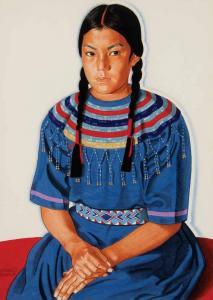 REISS Winold 1886-1953,Blackfoot Maiden,Scottsdale Art Auction US 2024-04-12
