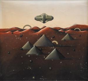 RELLECKE Horst 1951,Pyramids,1976,Nagel DE 2021-07-15