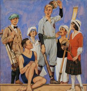 RELYEA Charles M 1863-1932,Summer Sports,,1921,Skinner US 2023-05-24
