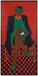 REMBERT WINFRED 1945-2021,Patsy's Mother (Red and Green),2008,Brunk Auctions US 2023-07-15