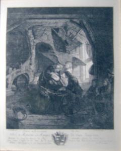 REMBRANDT 1606-1669,'Tobias recovers his sight', restrike etching with,Lots Road Auctions 2008-01-27