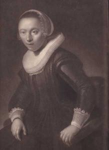 REMBRANDT 1606-1669,PORTRAIT OF A GIRL WITH A LACE COLLAR,Whyte's IE 2010-12-13