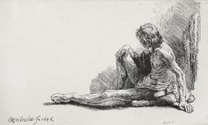 REMBRANDT 1606-1669,study of the nude,Mallams GB 2017-09-14
