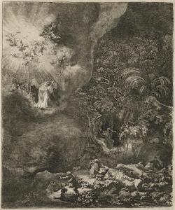 REMBRANDT 1606-1669,The Angel Appearing to the Shepherds,Bonhams GB 2016-04-19