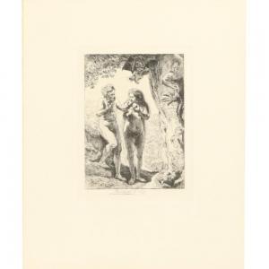 REMBRANDT 1606-1669,The Serpent Enticing Adam and Eve,Ripley Auctions US 2024-03-30