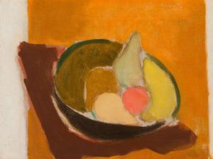REMENICK Seymour 1923-1999,Fruit with Orange Background,1947,Barridoff Auctions US 2023-04-01