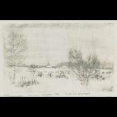 remennik arkady 1928,WINTER LANDSCAPE, OUTSIDE THE VILLAGE,Waddington's CA 2009-05-04