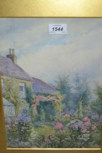 REMINGTON Hetty 1900-1900,a cottage garden in bloom,Lawrences of Bletchingley GB 2019-04-30