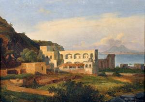 REMOND Jean Charles Joseph 1795-1875,Veduta di Lacco Ameno Ischia,Vincent Casa d'Aste IT 2023-04-01