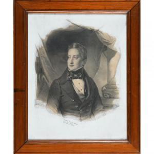 RENÉ LETRONNE LOUIS 1790-1842,Portrait d\’homme,Herbette FR 2018-09-30
