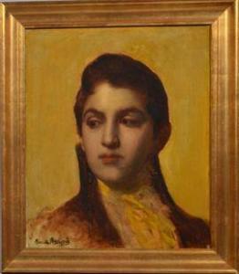 RENARD Emile 1850-1930,Portrait d'Henri Renard surnommé Le Petit Prince,Loizillon FR 2021-10-23