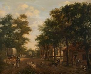 RENARD Fredericus Theodorus,Hustle and bustle on the country,Hargesheimer Kunstauktionen 2021-03-13