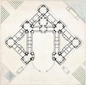 RENARD Jean Augustin 1744-1807,Ensemble de six dessins pour un projet de château,Piasa FR 2013-04-12