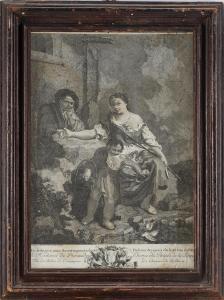 RENARD Jean Augustin 1744-1807,Piazzetta Scena di genere,Il Ponte Casa D'aste Srl IT 2022-04-12