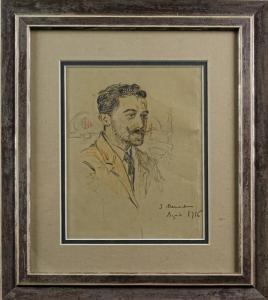Renart Joaquim 1879-1961,Retrato de Josep Maria Batista i Roca,1916,Bonanova ES 2023-07-06
