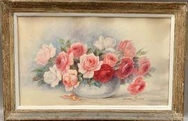 RENAUD Madeleine 1900-1994,Vase de roses,Millon & Associés FR 2022-01-25