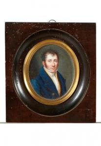 RENAUDIN Rosalie 1805-1840,Portrait d'un homme à la redingote,Millon & Associés FR 2014-10-31
