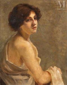 RENAUDOT Paul 1871-1920,Portrait de femme,1899,Millon & Associés FR 2024-01-25