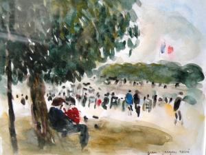 RENE Jean Jacques 1943,L’’’’été aux Tuileries,Daguerre FR 2011-11-30