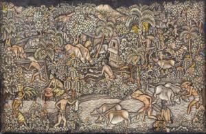 RENEH I Njoman 1910-1976,Agricultural activities in a Balinese dessa,Venduehuis NL 2020-11-18