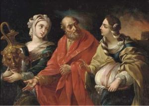 RENI Guido 1575-1642,Lot and his Daughters,Christie's GB 2006-01-24