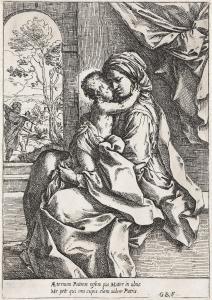 RENI Guido,The Madonna and Child with St. Joseph in the Backg,1600-1605,Swann Galleries 2024-04-18