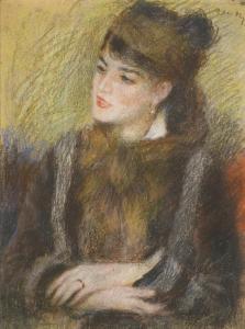 RENOIR Pierre Auguste 1841-1919,ÉTUDE DE FEMME,1880,Sotheby's GB 2015-02-03