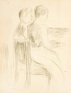 RENOIR Pierre Auguste 1841-1919,Deux jeunes filles au piano,1892,Bonhams GB 2015-11-04