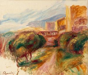 RENOIR Pierre Auguste 1841-1919,Environs de Cagnes,1905,Sotheby's GB 2024-04-24