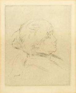 RENOIR Pierre Auguste 1841-1919,Head of Berthe Morisot,Bonhams GB 2012-03-14