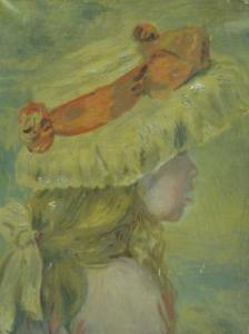 RENOIR Pierre Auguste 1841-1919,Jeune fille au chapeau,Rossini FR 2014-10-21