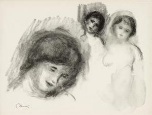 RENOIR Pierre Auguste 1841-1919,LA PIERRE AUX TROIS CROQUES,1904,Freeman US 2013-11-03