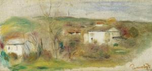 RENOIR Pierre Auguste 1841-1919,La vallée de la Cagne,1905,Christie's GB 2012-05-02