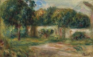 RENOIR Pierre Auguste 1841-1919,Paysage,1913,Christie's GB 2017-03-24