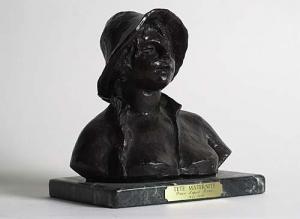 RENOIR Pierre Auguste,Tête Maternité (Petit Buste de MadameRenoir)&gt;.,Swann Galleries 2002-09-19