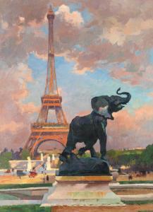 RENOUX Ernest Jules 1863-1932,La Tour Eiffel,Bonhams GB 2022-07-06