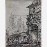 Rente Linsen Anthony Gabriel 1799-1840,The Palace of Justice at Rouen,Gray's Auctioneers 2018-11-14