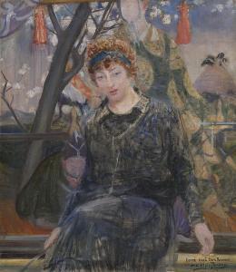 REPIN Yuri Ilich 1877-1954,Portrait of Vera Repina,1925,MacDougall's GB 2018-06-06
