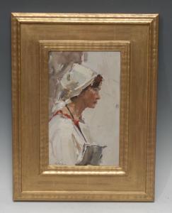 REPINE Nikolai 1932,Fisherwoman,Bamfords Auctioneers and Valuers GB 2021-03-24