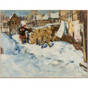 REPINE Nikolai 1932,Paesaggio invernale,Wannenes Art Auctions IT 2023-04-12