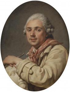 RESTOUT Jean Bernard 1732-1797,Portrait du sculpteur Houdon,1780,Ader FR 2020-01-29
