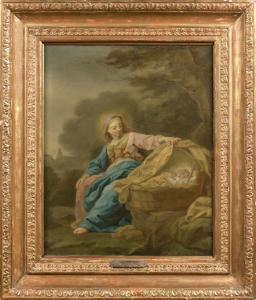 RESTOUT Jean II 1692-1768,Vierge à l'enfant,Daguerre FR 2022-11-08