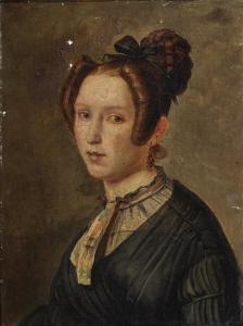 RETHEL Alfred 1816-1859,Wife of the painter Gisbert Flüggen,1835,Neumeister DE 2022-03-31