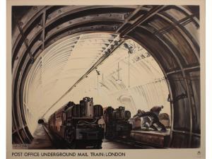 RETHI Lili 1894-1969,Post Office Underground Mail Train: London,Onslows GB 2021-05-28