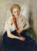 RETTICH Klara 1860-1916,Portrait einesjungen Mädchens,Palais Dorotheum AT 2010-03-22