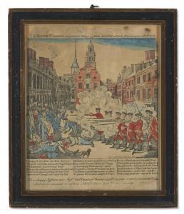 REVERE Paul 1735-1818,The Bloody Massacre Perpetrated in King Street, Bo,Christie's GB 2022-01-20