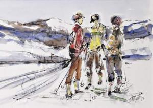 REVERSAT Jacques 1933-2007,Au Ski,2001,Kahn & Associes FR 2009-11-29
