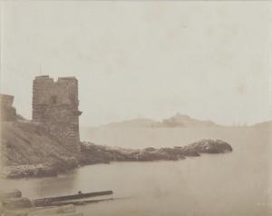REY GABRIEL 1850-1875,Tour ruinée dans la rade de Marseille,Damien Leclere FR 2013-10-12