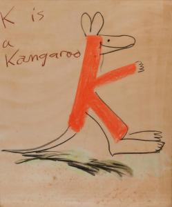 REY HANS AUGUSTO 1898-1977,K is a Kangaroo,1970,Grogan & Co. US 2023-10-28